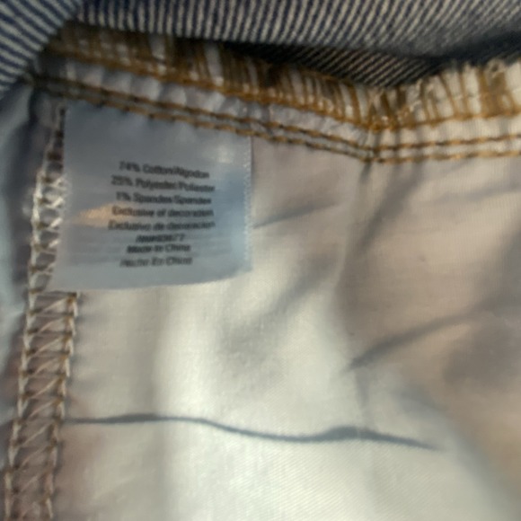 Allen B Womens Flare Jeans 10 Boot Mid rise Blue Rhinestones Boho Festival Ranch - Picture 10 of 11